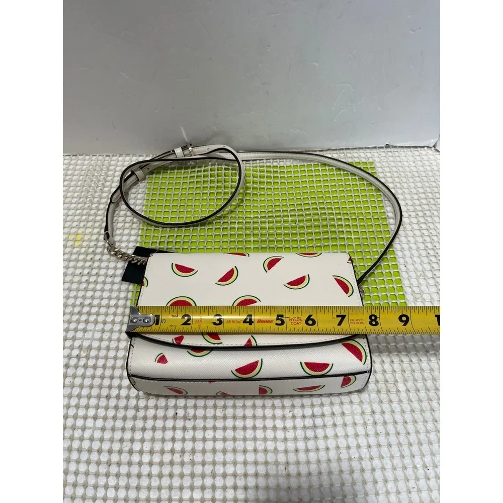Kate Spade Staci Small Flap Crossbody Watermelon Cream Multi KB557 NEW